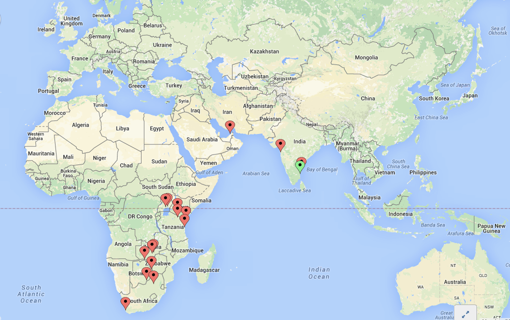 Travel Map…the story so&nbsp;far