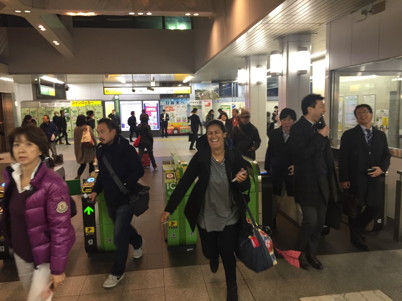 Reunited at Nippori Train&nbsp;Station