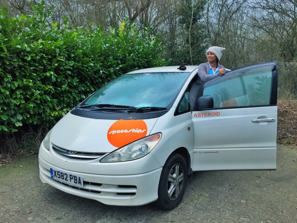 Asteroid, a spaceship on four&nbsp;wheels