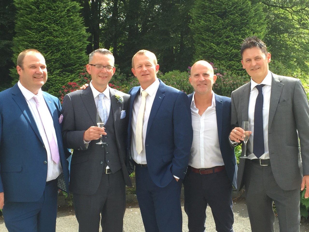 Exchanging vows in wedding day&nbsp;bliss